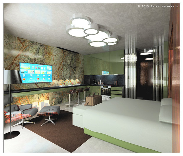 Фото из портфолио Studio on Salnas street 21 (Riga) – фотографии дизайна интерьеров на INMYROOM