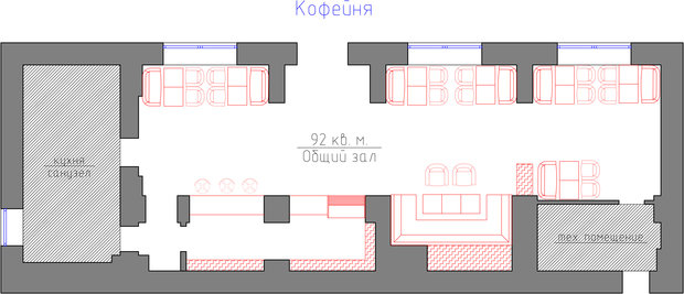 Фото из портфолио Городская кофейня в стиле лофт – фотографии дизайна интерьеров на INMYROOM