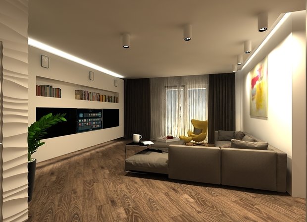 Фото из портфолио Проект квартиры в Уфе – фотографии дизайна интерьеров на INMYROOM