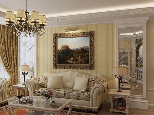 Фото из портфолио Классическая квартира – фотографии дизайна интерьеров на INMYROOM
