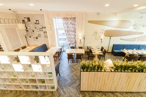 Фото из портфолио Ресторан «ДОНАЛЬД» в стиле прованс+лаундж лофт – фотографии дизайна интерьеров на INMYROOM