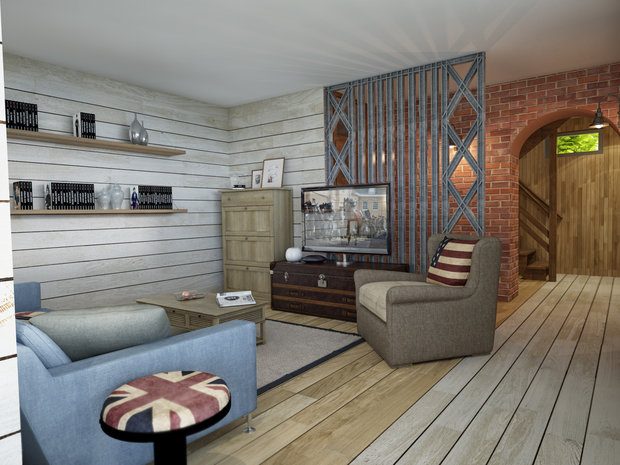 Фото из портфолио Wooden house – фотографии дизайна интерьеров на INMYROOM