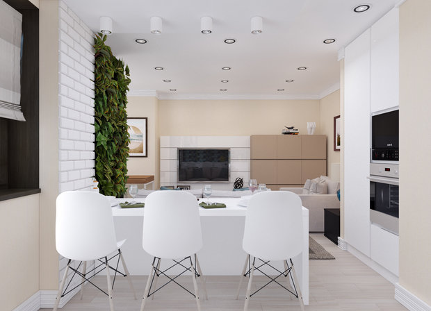 Фото из портфолио Концепция гостиной  – фотографии дизайна интерьеров на INMYROOM