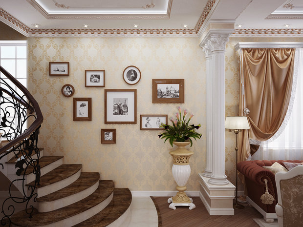 Фото из портфолио Гостиная в классическом стиле – фотографии дизайна интерьеров на INMYROOM