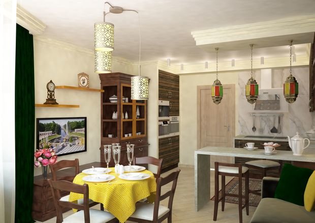 Фото из портфолио 3-х комнатная квартира в Красногорске. – фотографии дизайна интерьеров на INMYROOM