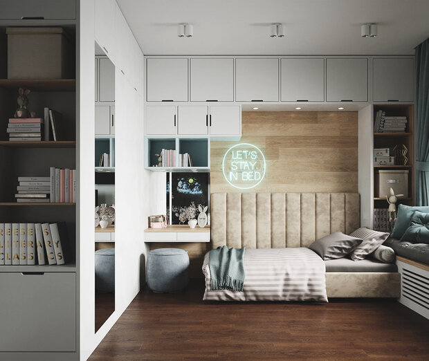 Фото из портфолио ЖК Вандер парк – фотографии дизайна интерьеров на INMYROOM