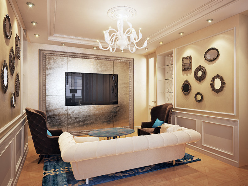 Фото из портфолио Квартира 120 кв.м на улице Бирюзова – фотографии дизайна интерьеров на INMYROOM Фото из портфолио Квартира 120 кв.м на улице Бирюзова – фотографии дизайна интерьеров на INMYROOM