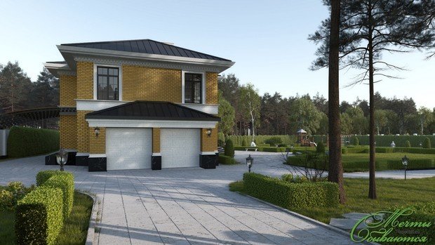 Фото из портфолио Двухэтажный особняк в неоклассическом стиле – фотографии дизайна интерьеров на INMYROOM