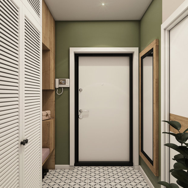 Фото из портфолио Квартира 65,1 м2 (2021) – фотографии дизайна интерьеров на INMYROOM