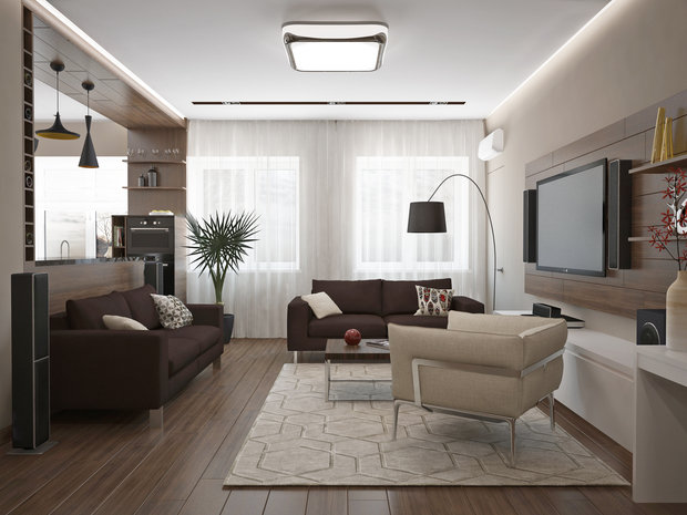 Фото из портфолио Квартира 110 кв.м – фотографии дизайна интерьеров на INMYROOM