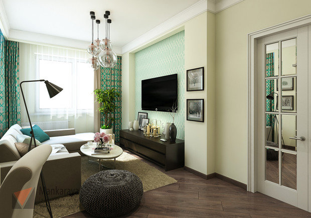 Фото из портфолио Квартира 20м2 – фотографии дизайна интерьеров на INMYROOM