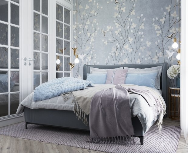 Фото из портфолио Незабудковый цвет – фотографии дизайна интерьеров на INMYROOM