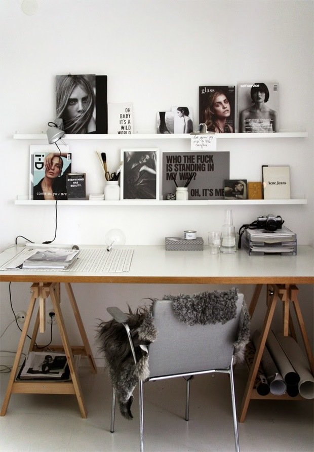 Фото из портфолио Home office — как оборудовать рабочее место на дому – фотографии дизайна интерьеров на INMYROOM