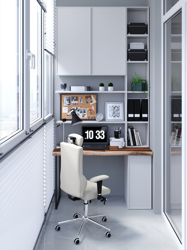 Фотография: Балкон в стиле Современный, Эклектика, Квартира, Минимализм, Проект недели, Москва, 4 и больше, Более 90 метров, Александра Пармон – фото на INMYROOM