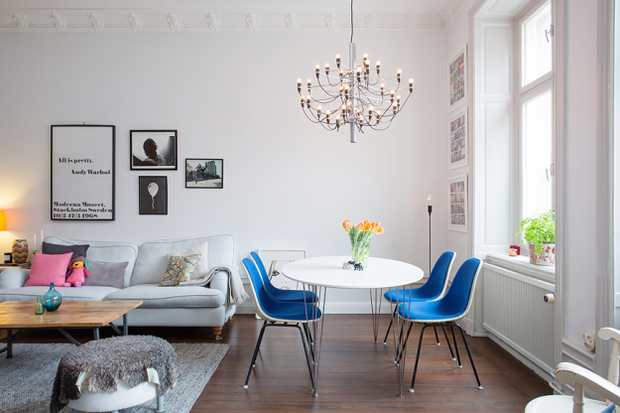 Фотография: Кухня и столовая в стиле Скандинавский, Малогабаритная квартира, Квартира, Дома и квартиры – фото на INMYROOM