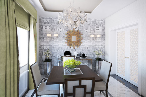 Фото из портфолио Дом в Ар-Деко – фотографии дизайна интерьеров на INMYROOM