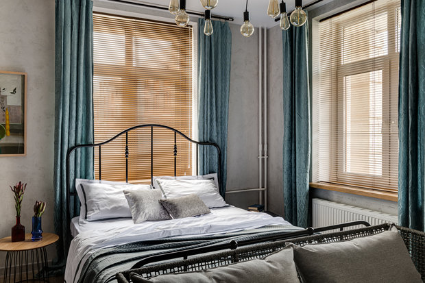 Фотография: Спальня в стиле Лофт, Малогабаритная квартира, Квартира, Студия, Проект дня, Красногорск, до 40 метров, Элина Богомолова – фото на INMYROOM