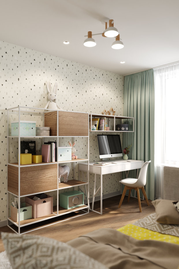 Фото из портфолио Квартира 71 кв.м. в современном стиле в ЖК SREDA – фотографии дизайна интерьеров на INMYROOM