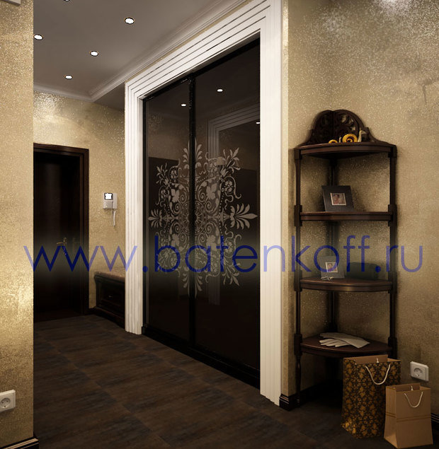 Фото из портфолио Дизайн проект холла и лестницы в классическом стиле от Батенькофф в таунхаусе. Поселок Палникс. – фотографии дизайна интерьеров на InMyRoom.ru