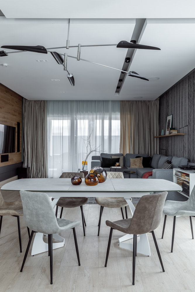 Фотография: Гостиная в стиле Современный, Дом, Минимализм, Проект дня, Дом и дача, Ростов-на-Дону, 3 комнаты, Более 90 метров, Astar project – фото на INMYROOM