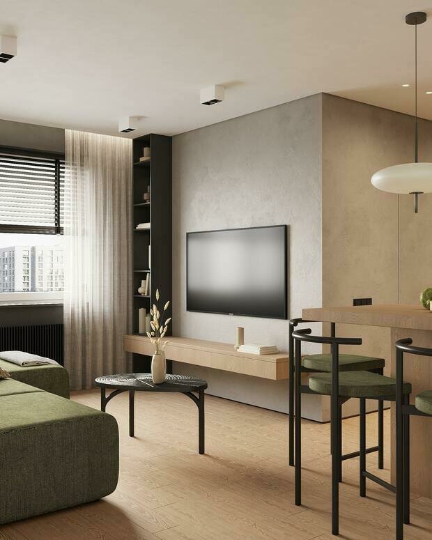 Фото из портфолио ИНТЕРЬЕР КВАРТИРЫ ЖК Видный берег – фотографии дизайна интерьеров на INMYROOM