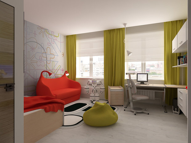 Фото из портфолио детская подростка – фотографии дизайна интерьеров на INMYROOM