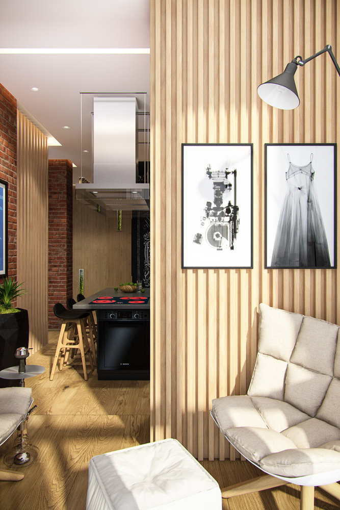 Фото из портфолио Квартира для молодой семьи в стиле лофт – фотографии дизайна интерьеров на INMYROOM Фото из портфолио Квартира для молодой семьи в стиле лофт – фотографии дизайна интерьеров на INMYROOM