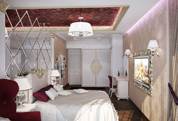 Фото из портфолио Спальня кв Юбилейный – фотографии дизайна интерьеров на INMYROOM