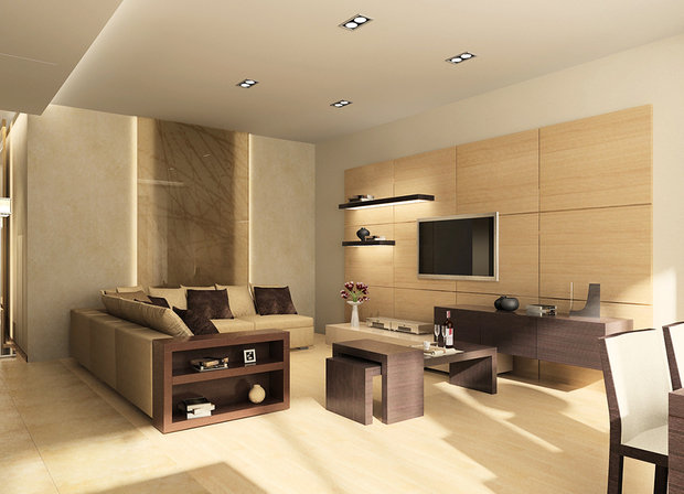 Фотография: Гостиная в стиле Минимализм – фото на INMYROOM