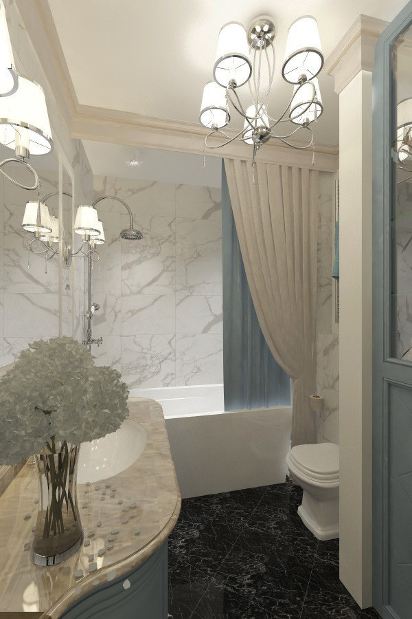 Фото из портфолио Ванная неоклассика – фотографии дизайна интерьеров на INMYROOM