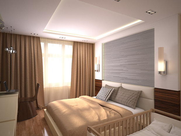 Фото из портфолио Спальня. Мытищи. – фотографии дизайна интерьеров на INMYROOM