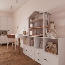 Фото из портфолио Детская для девочки – фотографии дизайна интерьеров на INMYROOM