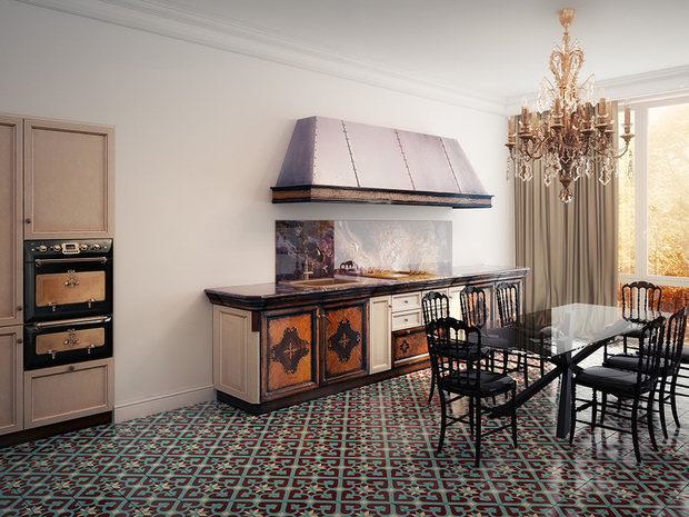Фотография: Кухня и столовая в стиле Эклектика – фото на InMyRoom.ru