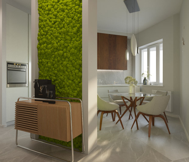 Фото из портфолио Одинцово. Однокомнатная квартира – фотографии дизайна интерьеров на INMYROOM