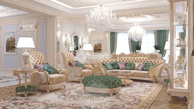 Фото из портфолио Флористическая неоклассика от Елены Антонович – фотографии дизайна интерьеров на INMYROOM