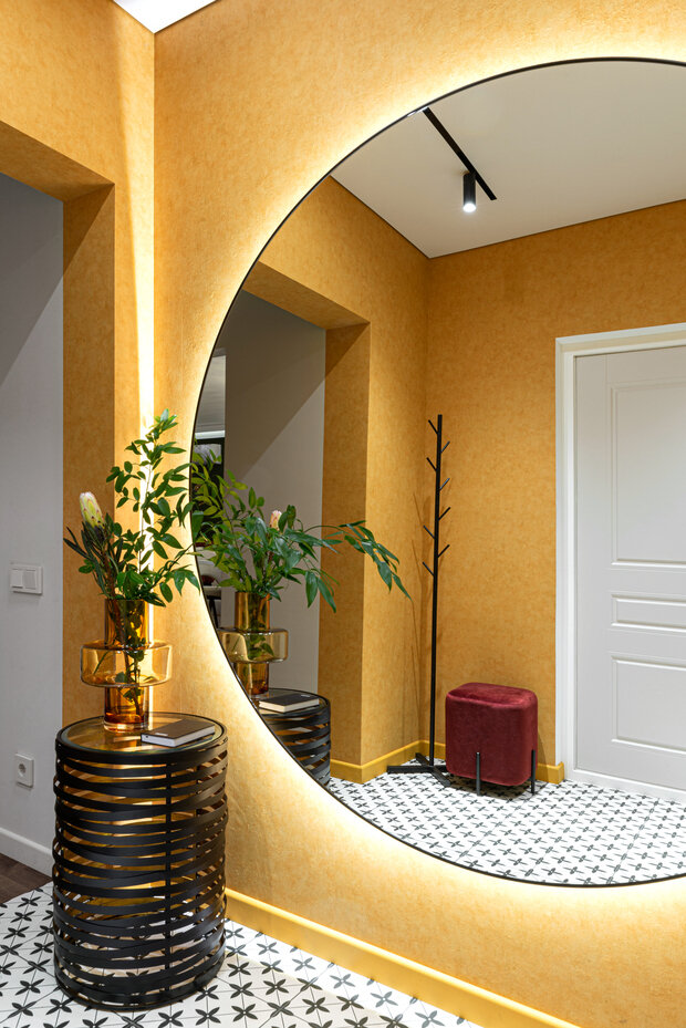 Фотография: Прихожая в стиле Современный, Квартира, Проект недели, Москва, 4 и больше, Более 90 метров, Мастерская дизайна Fartuck – фото на INMYROOM