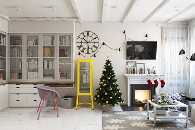 Фото из портфолио Модная маленькая квартира – фотографии дизайна интерьеров на INMYROOM