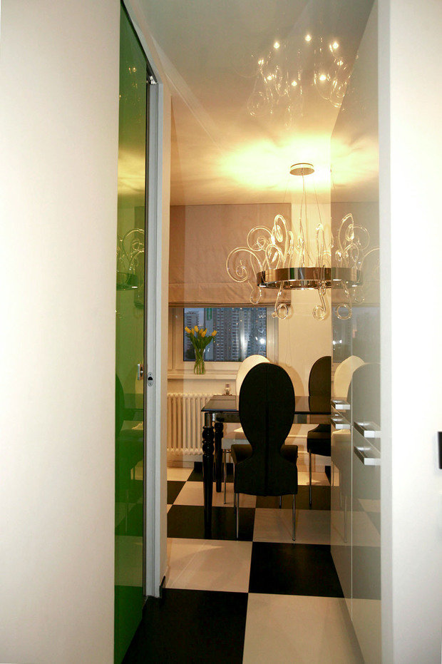 Фотография: Кухня и столовая в стиле Эклектика, Квартира, Дома и квартиры, Перепланировка, Ремонт – фото на INMYROOM