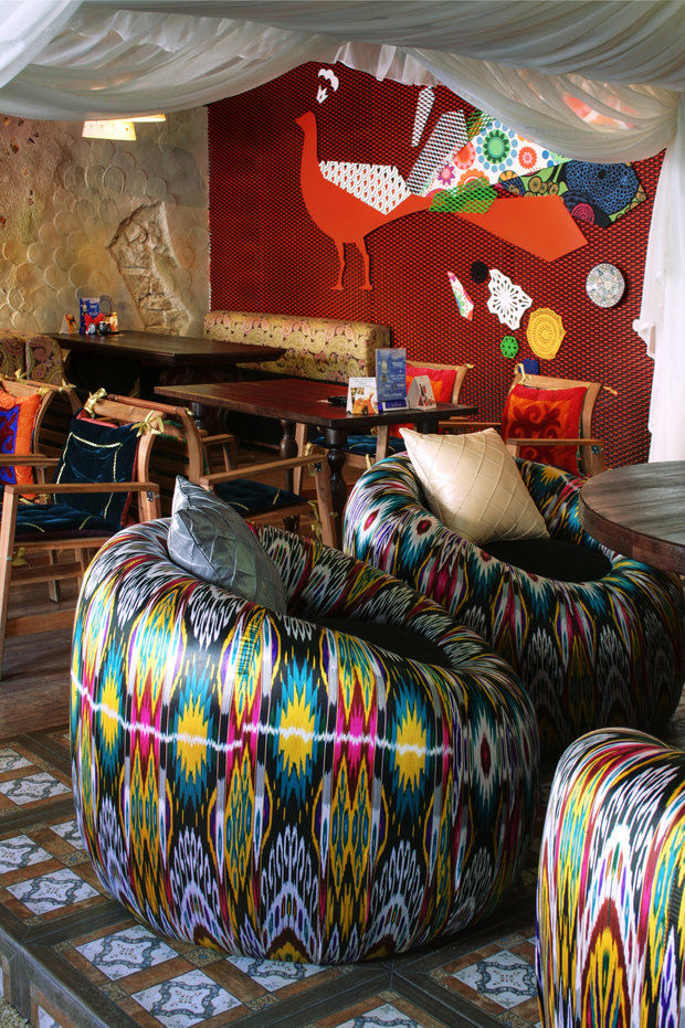 Фото из портфолио Ресторан «Чайхана» на Кировке в восточном стиле – фотографии дизайна интерьеров на INMYROOM