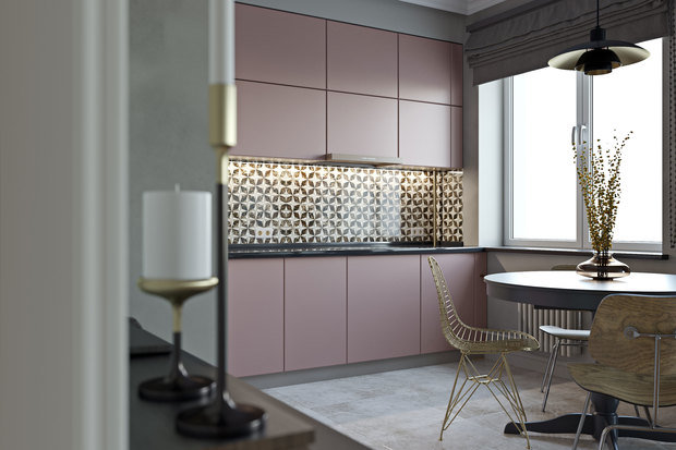 Фото из портфолио OLMO Flat-Taganka – фотографии дизайна интерьеров на INMYROOM
