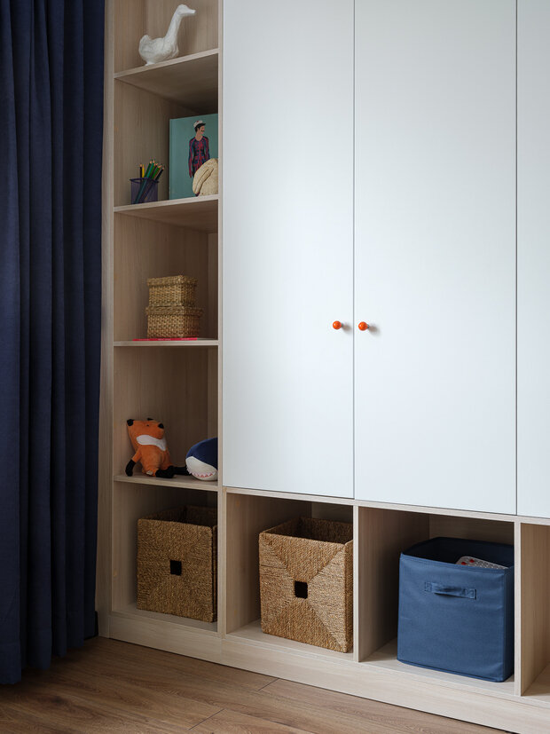 Фотография: Детская в стиле Скандинавский, Современный, Квартира, Проект недели, Москва, 3 комнаты, 60-90 метров, Archistories, Кира Шаева – фото на INMYROOM