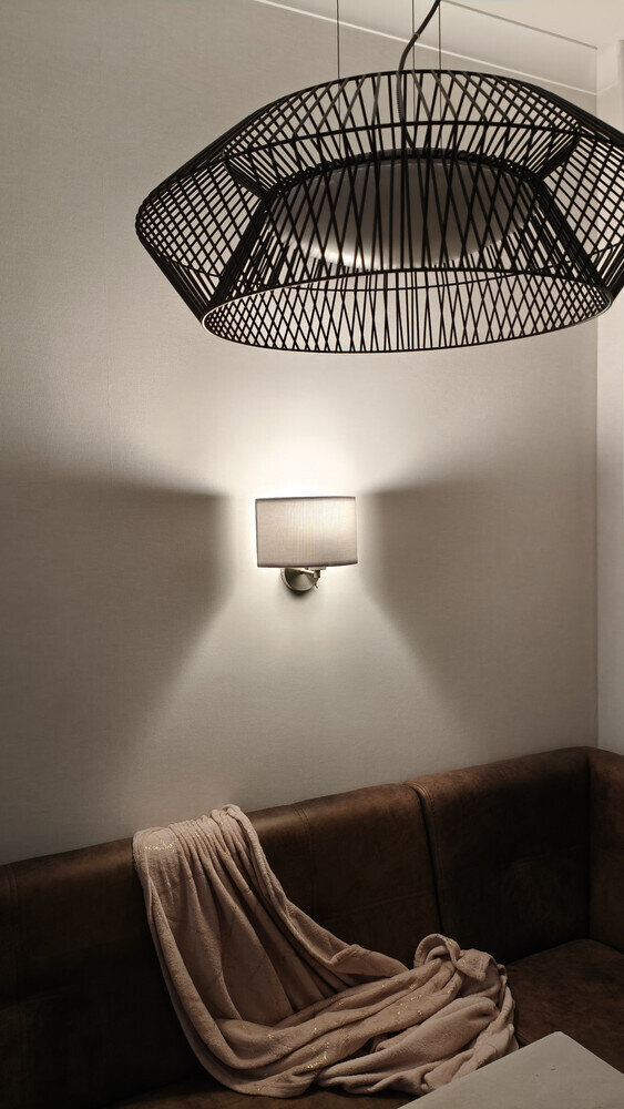 Интерьер гостиной в современном стиле с элементами минимализма