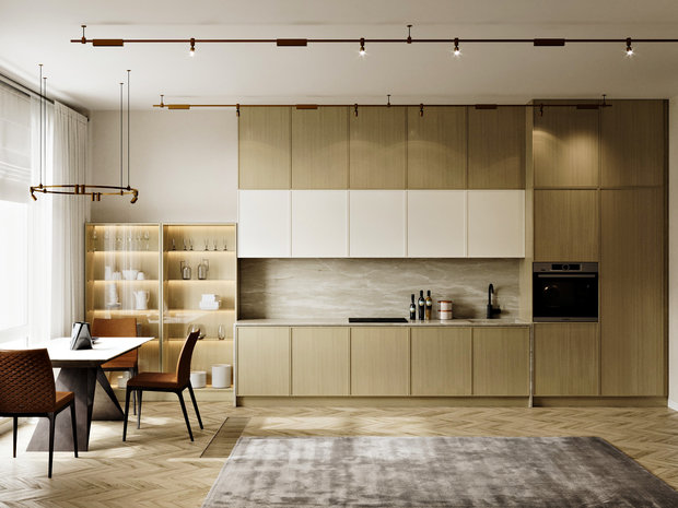 Фото из портфолио Квартира Туманное утро – фотографии дизайна интерьеров на INMYROOM