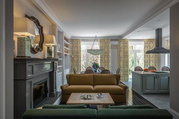 Фотография: Гостиная в стиле Прованс и Кантри, Классический, Проект недели, Дом и дача, Московская область, Таунхаус, Дмитрий Коротецкий, Виктория Коротецкая, Lab21Studio, дуплекс – фото на INMYROOM