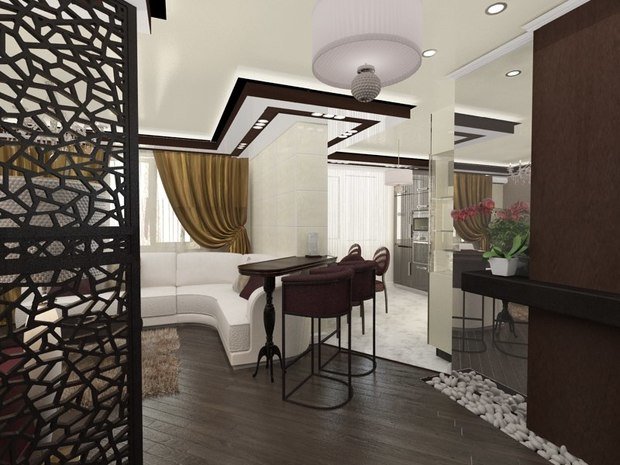 Фото из портфолио 3к.кв в ЖК Черемушки, Шелдом – фотографии дизайна интерьеров на INMYROOM