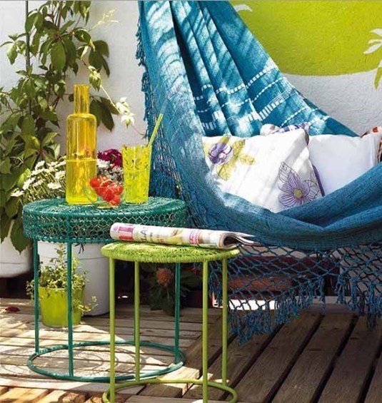 Фотография: Ландшафт в стиле Прованс и Кантри, Интерьер комнат, Терраса, Гамак – фото на INMYROOM