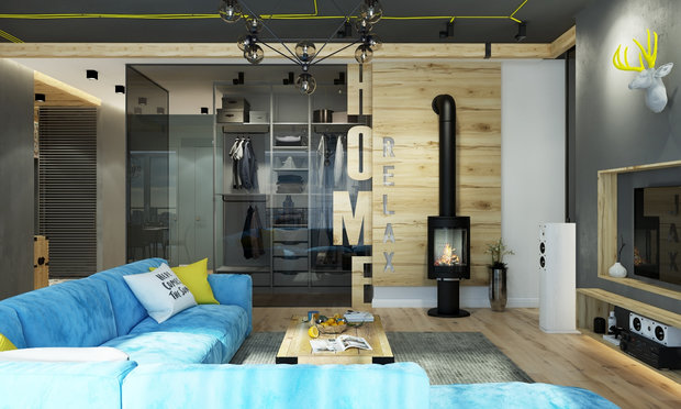 Фото из портфолио лофт гостиной – фотографии дизайна интерьеров на INMYROOM