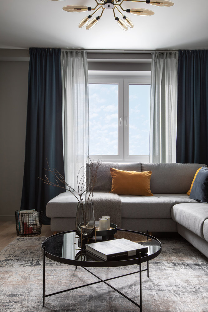 Фотография: Гостиная в стиле Современный, Квартира, Проект недели, Москва, 3 комнаты, 60-90 метров, Анна Никитина – фото на INMYROOM Фотография: Гостиная в стиле Современный, Квартира, Проект недели, Москва, 3 комнаты, 60-90 метров, Анна Никитина – фото на INMYROOM