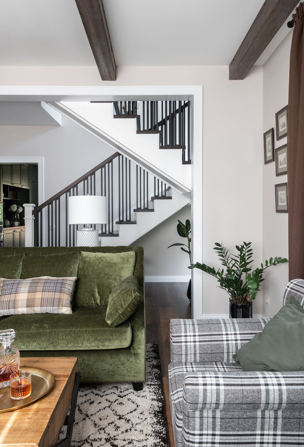 Фотография: Гостиная в стиле Прованс и Кантри, Классический, Дом, Проект недели, Нахабино, 4 и больше, Более 90 метров, Вера Шеверденок, Roomba Interior – фото на INMYROOM