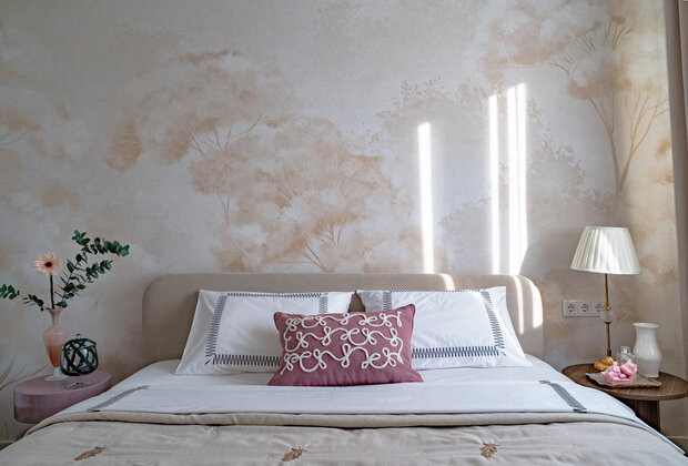 Фотография: Спальня в стиле , Современный, Квартира, Проект дня, Москва, П-44, Панельный дом, 2 комнаты, 40-60 метров, Анна Бибишева – фото на INMYROOM